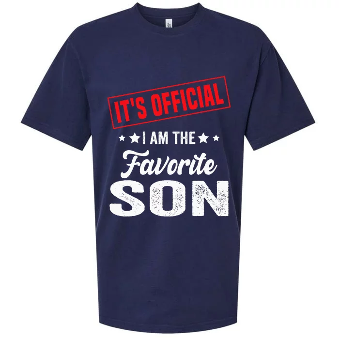 It's Official I'm The Favorite Son Sueded Cloud Jersey T-Shirt