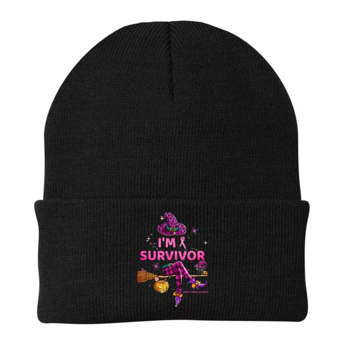 In October IM Survivor We Wear P.I.N.K Breast Cancer Knit Cap Winter Beanie