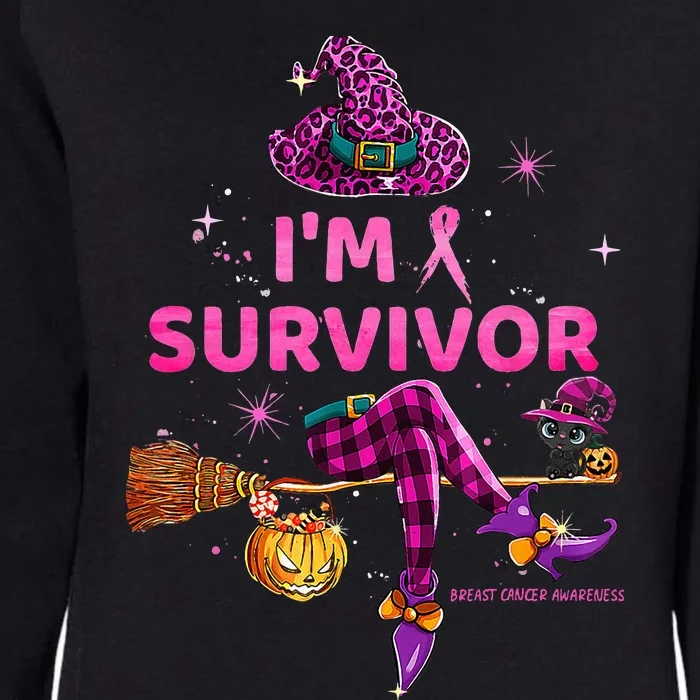 In October IM Survivor We Wear P.I.N.K Breast Cancer Womens California Wash Sweatshirt