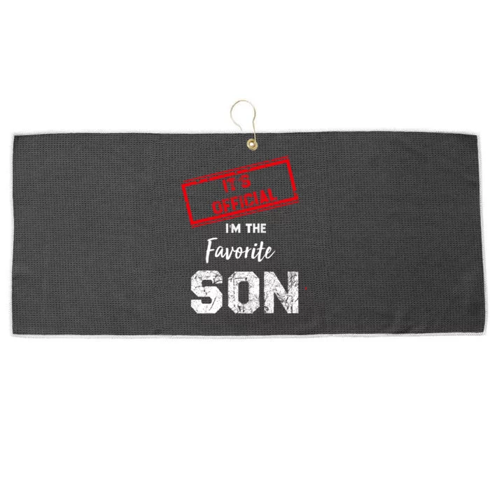 Its Official IM The Favorite Son Large Microfiber Waffle Golf Towel