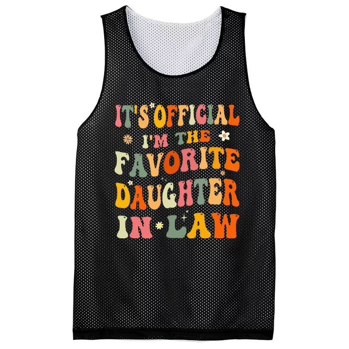 ItS O.Fficial IM The Favorite Daughter In Law Mesh Reversible Basketball Jersey Tank