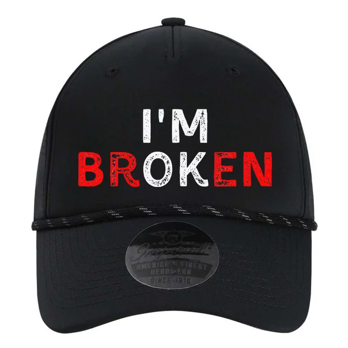 IM Ok IM Broken Invisible Illness IM Ok Broken Performance The Dyno Cap