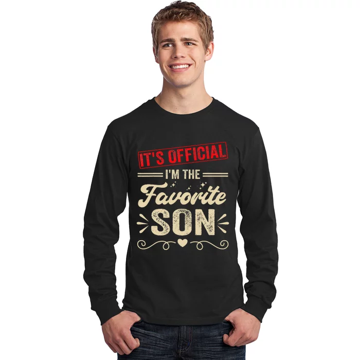 It's O.fficial I'm The Favorite Son Long Sleeve Shirt