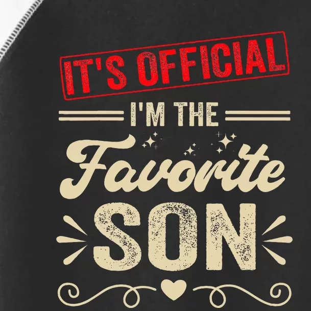 It's O.fficial I'm The Favorite Son Toddler Fine Jersey T-Shirt