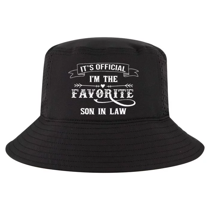 It's O.fficial I'm The Favorite Son in Law Funny Cool Comfort Performance Bucket Hat