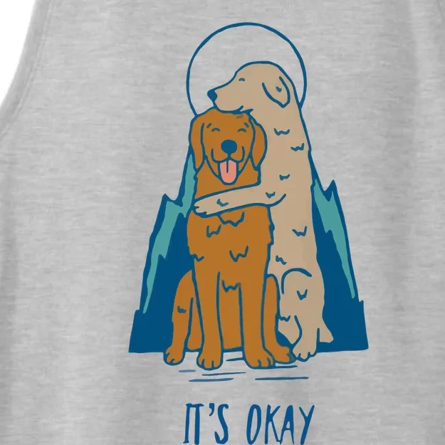 ItS Okay Ladies Tri-Blend Wicking Tank