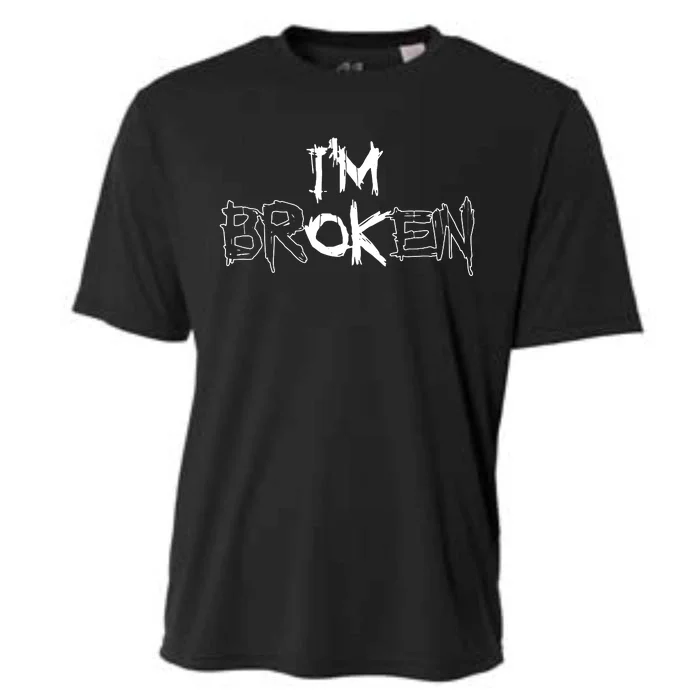 IM Ok IM Broken Invisible Illness Cooling Performance Crew T-Shirt