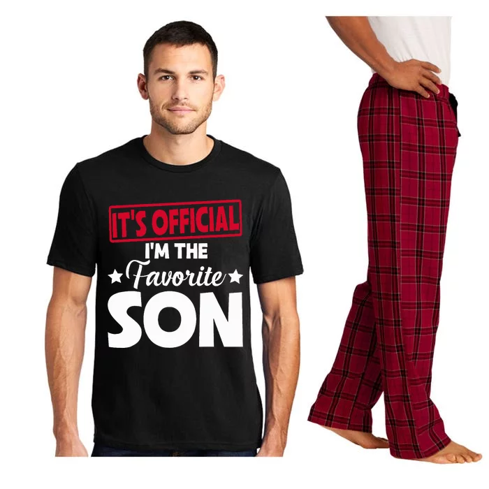 It's O.fficial I'm The Favorite Son funny Pajama Set