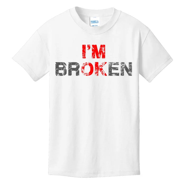 IM Ok IM Broken Invisible Illnes Kids T-Shirt