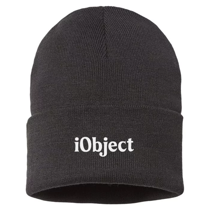 I Object Sustainable Knit Beanie