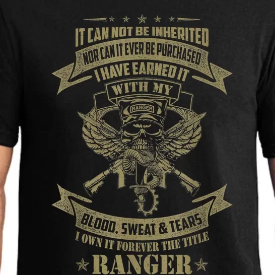 I Own It Forever The Title US Army Ranger Veteran Gift Pajama Set