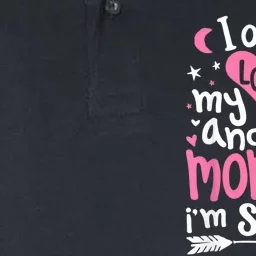 I Only Love My Bed And My Momma IM Sorry Softstyle Adult Sport Polo