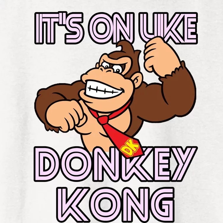 ItS On Like Donkey Kong Women's Crop Top Tee