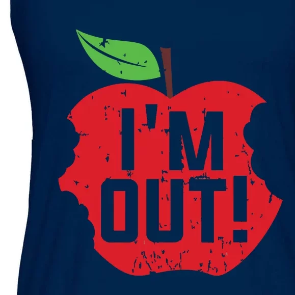 Im Out Last Day Of School Summer Break Teacher Ladies Essential Flowy Tank