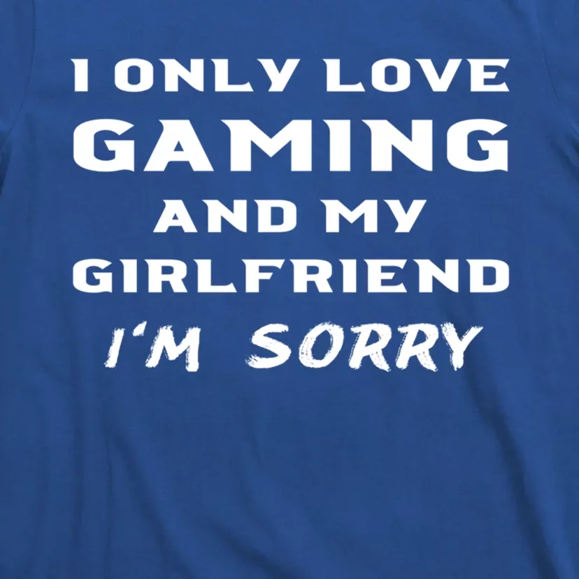 I Only Love Gaming And My Friend Sorry Gamer Friend Funny Gift T-Shirt