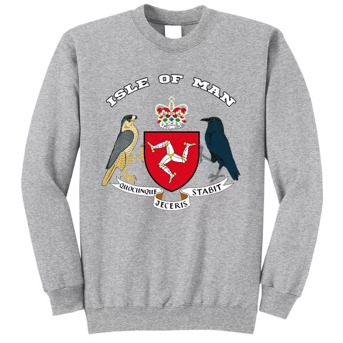 Isle Of Man Coat Of Arms Of Coat Of Arm Flag Manx Tall Sweatshirt