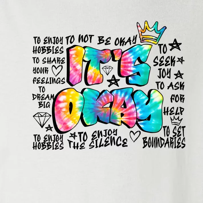 ItS Okay Mental Health Breakdown Toddler Long Sleeve Shirt