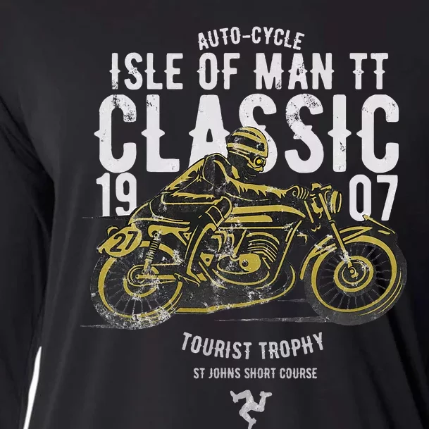 Isle Of Man TT Races Manx Classic Grand Prix Road Racing Cooling Performance Long Sleeve Crew