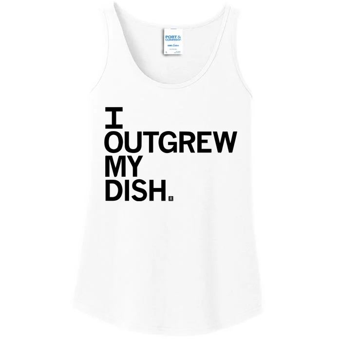 I Outgrew My Dish Ladies Essential Tank