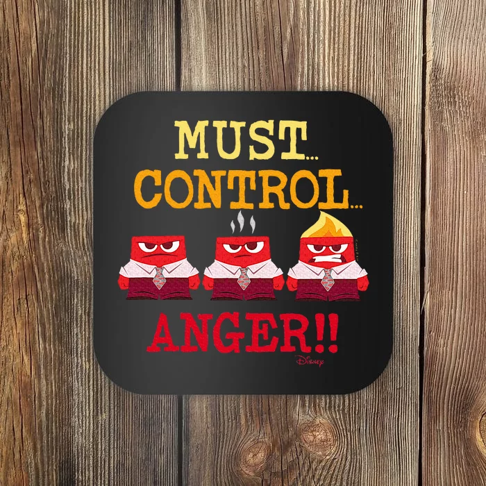 Inside Out Must... Control... Anger!!! Coaster