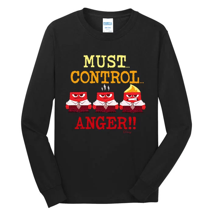 Inside Out Must... Control... Anger Tall Long Sleeve T-Shirt