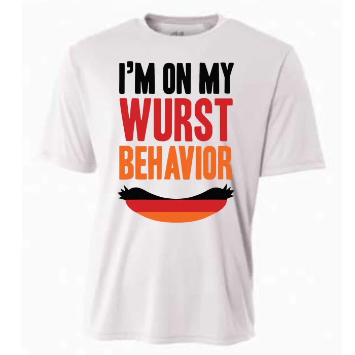 Im On My Wurst Behavior Cooling Performance Crew T-Shirt