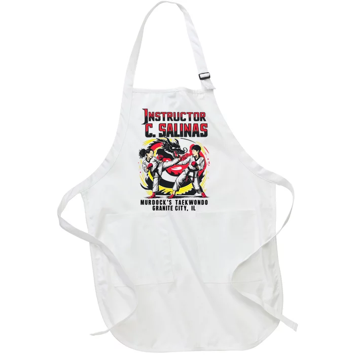 Instructor Of MurdockS Taekwondo School Full-Length Apron With Pocket