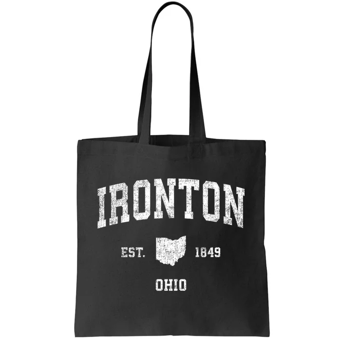 Ironton Ohio Oh Vintage Sports Tote Bag