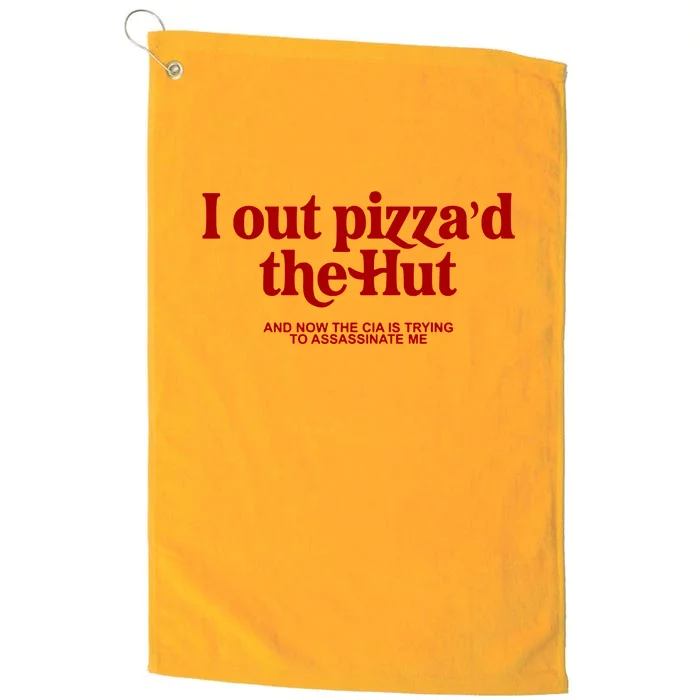 I Out Pizzad The Hut Platinum Collection Golf Towel