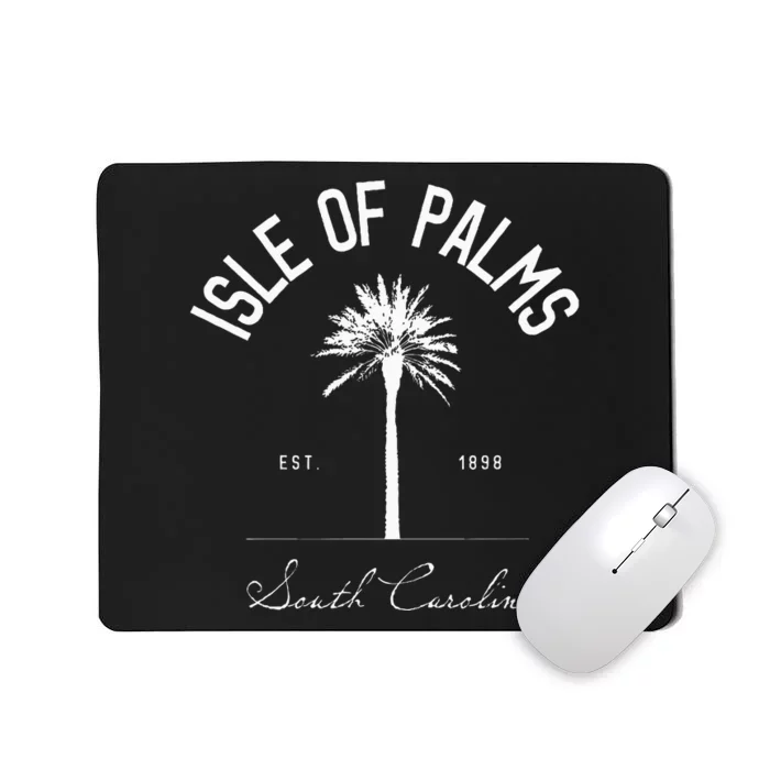 Isle Of Palms Sc Palm Tree Isle Of Palms Beach Gift Mousepad