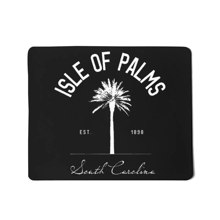 Isle Of Palms Sc Palm Tree Isle Of Palms Beach Gift Mousepad