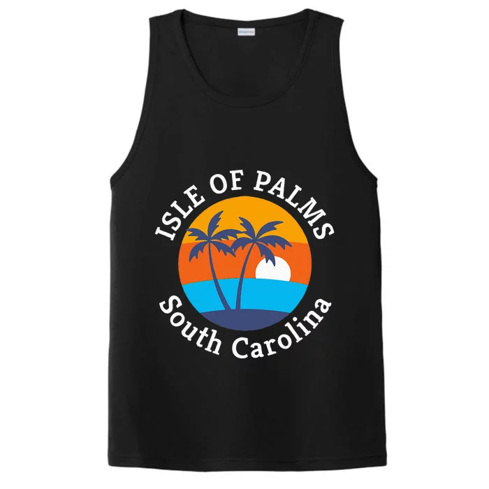 Isle Of Palms Beach South Carolina Summer Vacation Souvenir Performance Tank