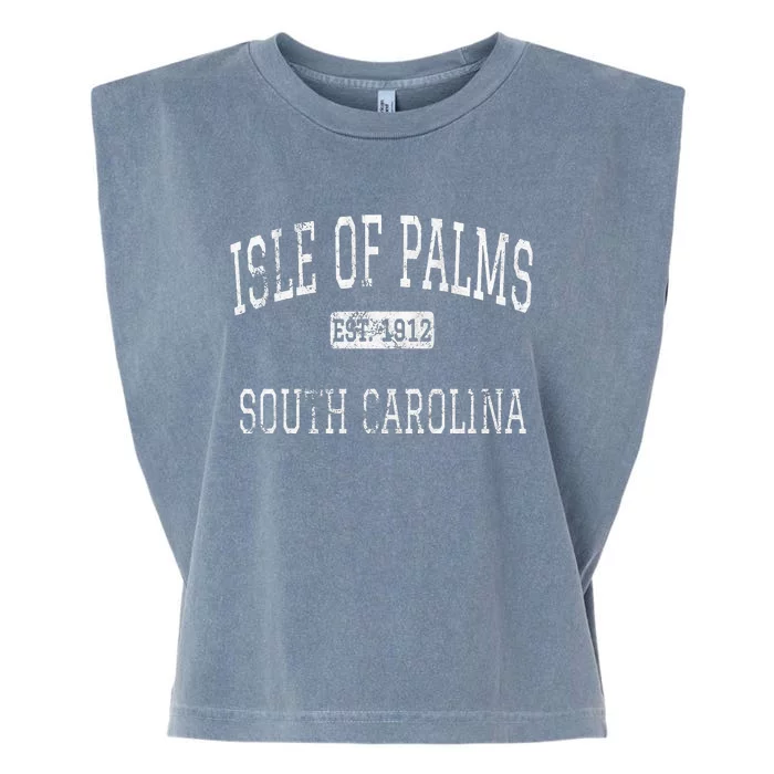 Isle Of Palms South Carolina Sc Vintage Garment-Dyed Women's Muscle Tee