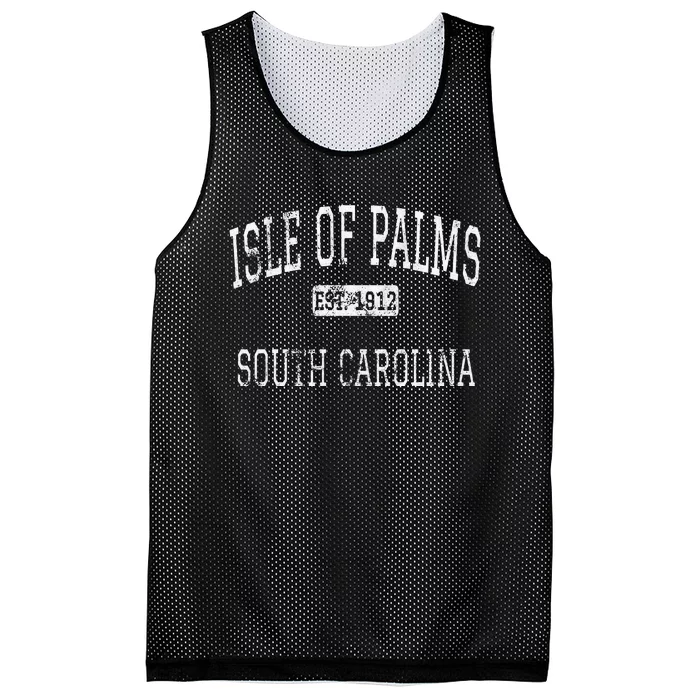 Isle Of Palms South Carolina SC Vintage Mesh Reversible Basketball Jersey Tank