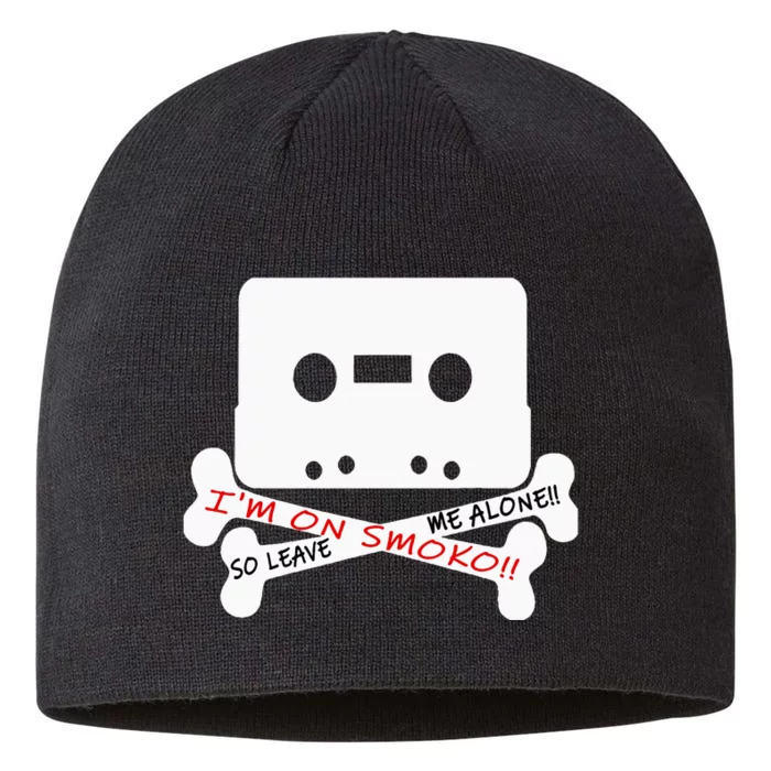 Im On Smoko Leave Me Alone Cassette Tape 8 1/2in Sustainable Knit Beanie