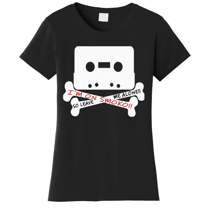 Im On Smoko Leave Me Alone Cassette Tape Women's T-Shirt