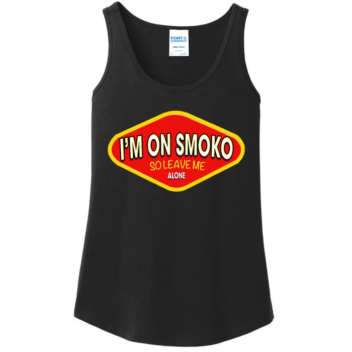 Im On Smoko The Chats Straya Party Ladies Essential Tank