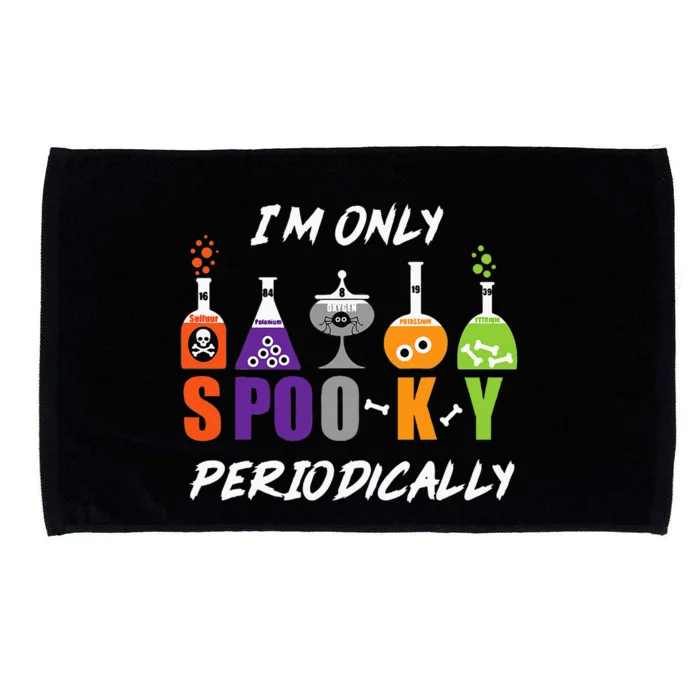 Im Only Spooky Periodically Halloween Distressed Costume Microfiber Hand Towel