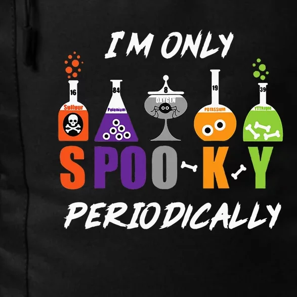 Im Only Spooky Periodically Halloween Distressed Costume Daily Commute Backpack