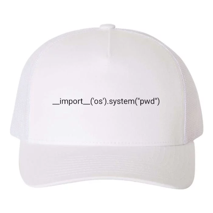 Import Os System Pwd Yupoong Adult 5-Panel Trucker Hat