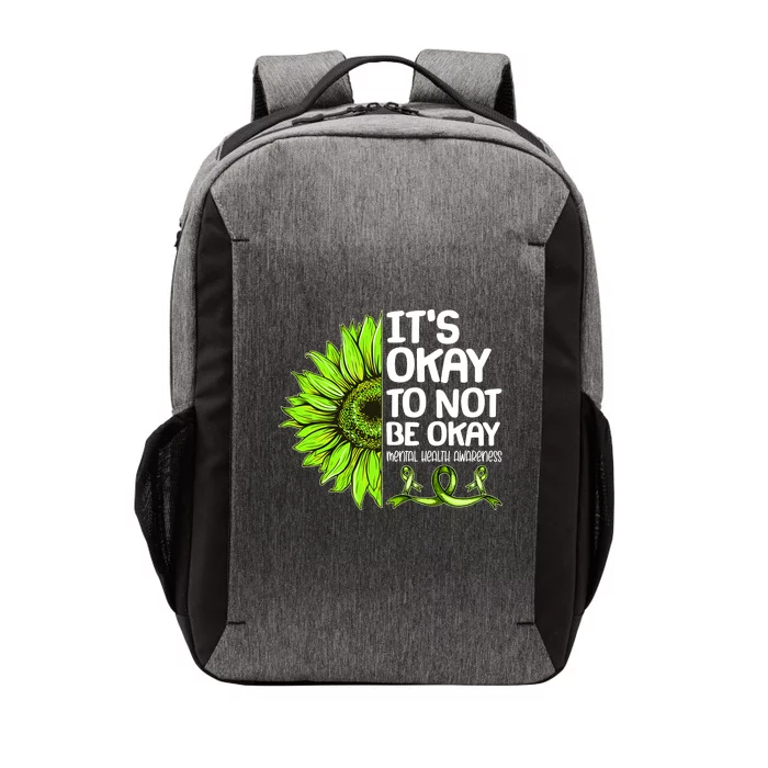 It's Okay To Not Be Okay Mental Health Awareness Vector Backpack