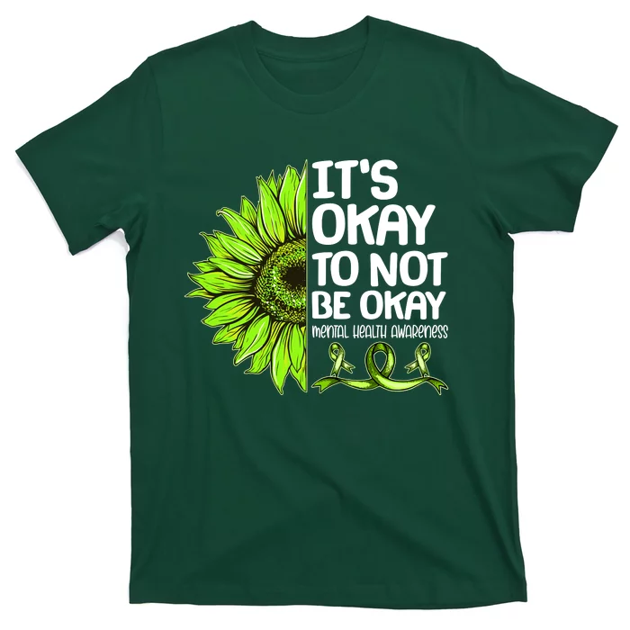 It's Okay To Not Be Okay Mental Health Awareness T-Shirt