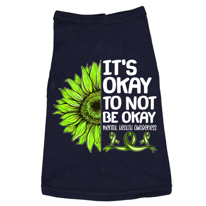 It's Okay To Not Be Okay Mental Health Awareness Doggie Tank