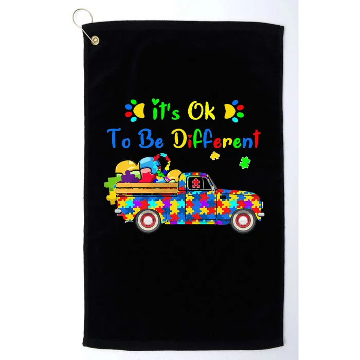 it's Ok To Be Different Autism Platinum Collection Golf Towel