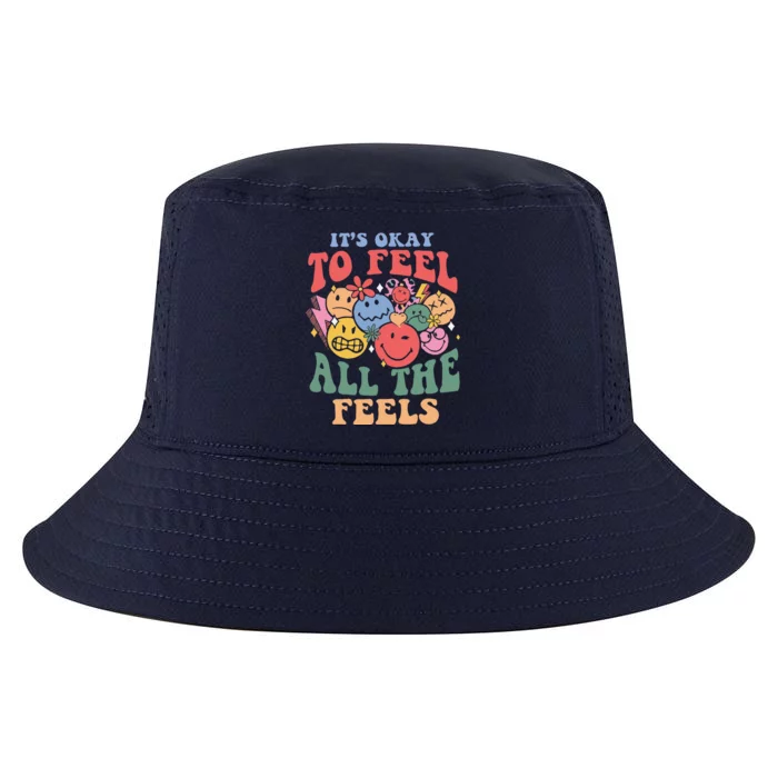 ItS Okay To Feel All The Feels Cool Comfort Performance Bucket Hat