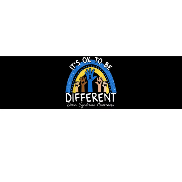 It's Ok To Be Different Down Syndrome Awareness Bumper Sticker