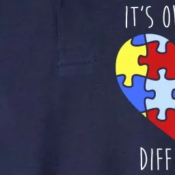 Its Ok To Be Different Autism Awareness Softstyle Adult Sport Polo