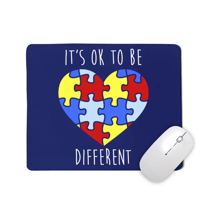 Its Ok To Be Different Autism Awareness Mousepad