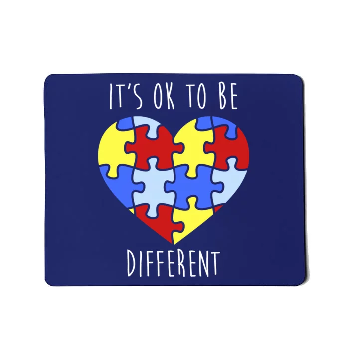 Its Ok To Be Different Autism Awareness Mousepad