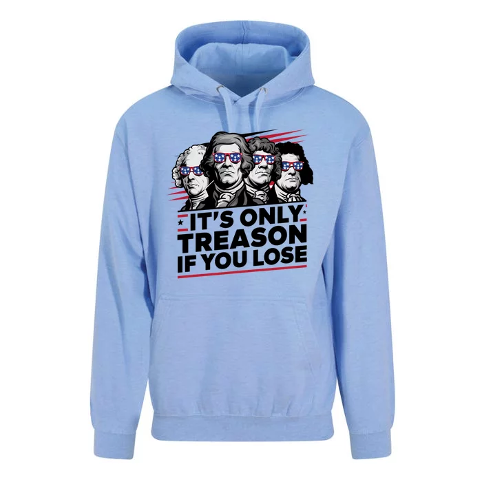 Its Only Treason If You Lose American Revolution Unisex Surf Hoodie